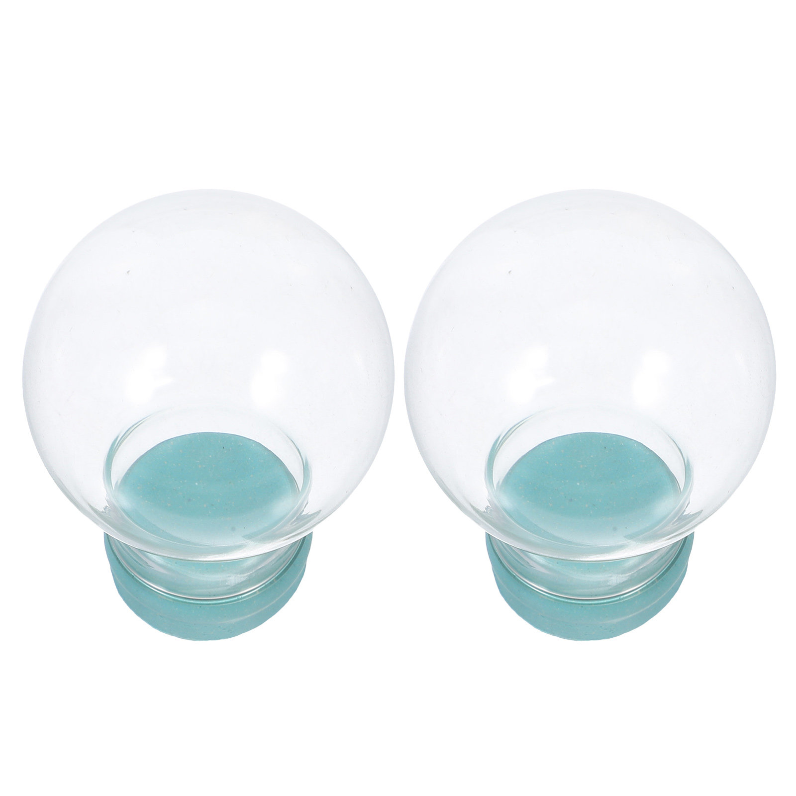 Plastic Dome Clear - Lot de 2 globes à neige