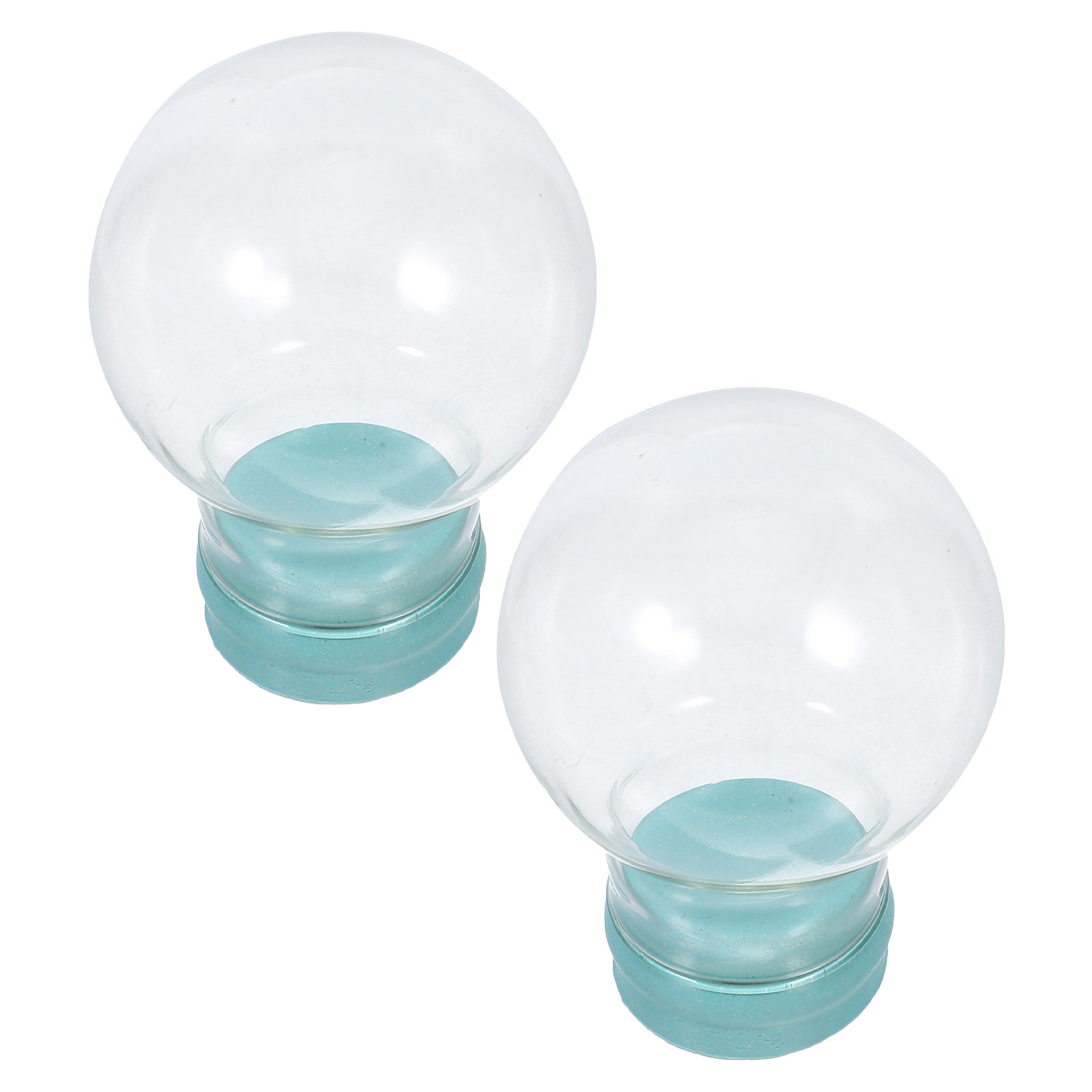 Lot de 2 globes à neige transp - Plastic Dome Clear avis et prix
