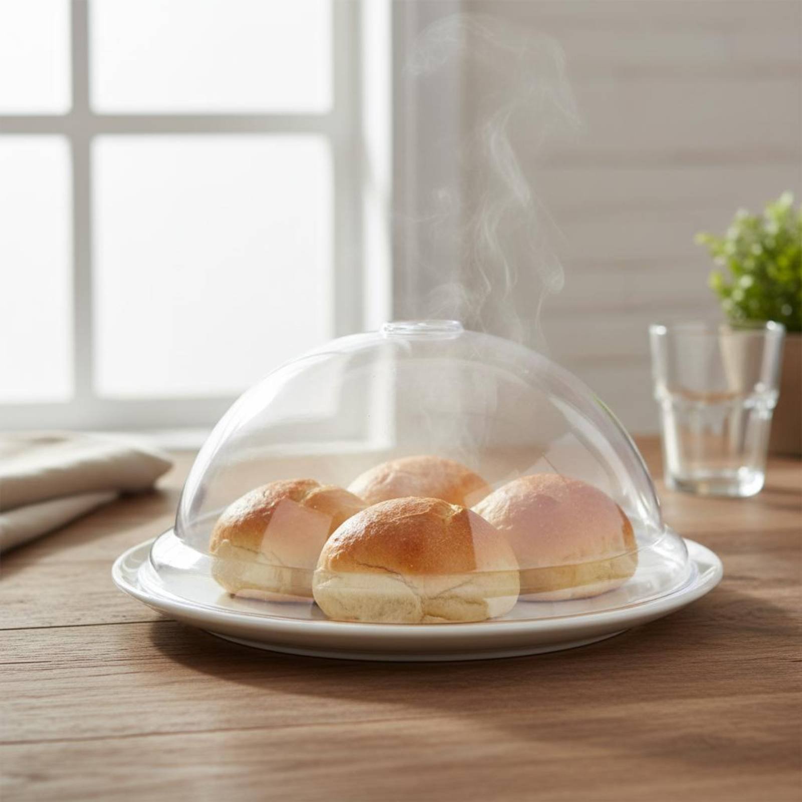 Cloche alimentaire ronde trans - Plastic Dome Clear avis et prix