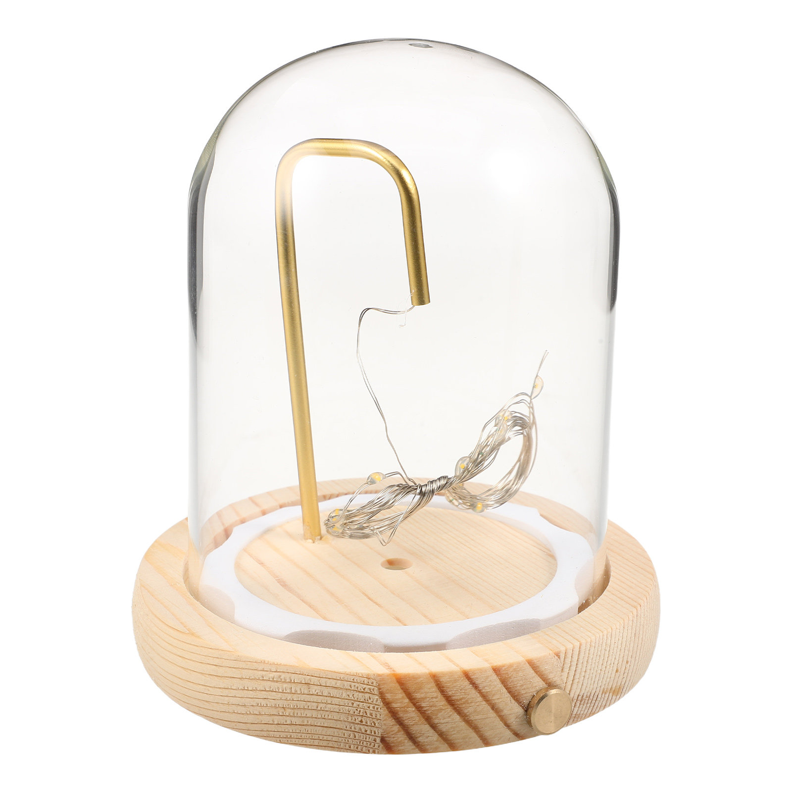 Cloche en verre avec base en b - Plastic Dome Clear avis et prix