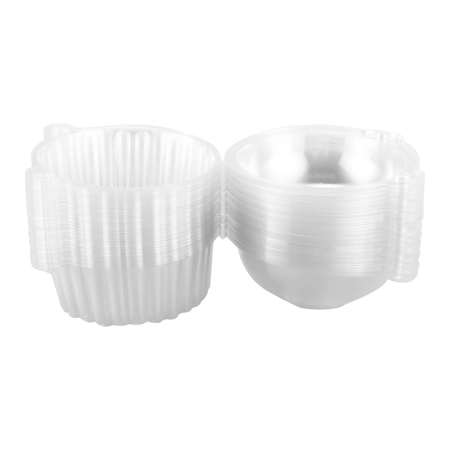 AA77 50 X Porte-cupcakes indiv - Plastic Dome Clear avis et prix
