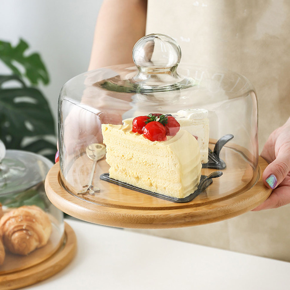 Cloche à dessert en verre tran - Plastic Dome Clear avis et prix