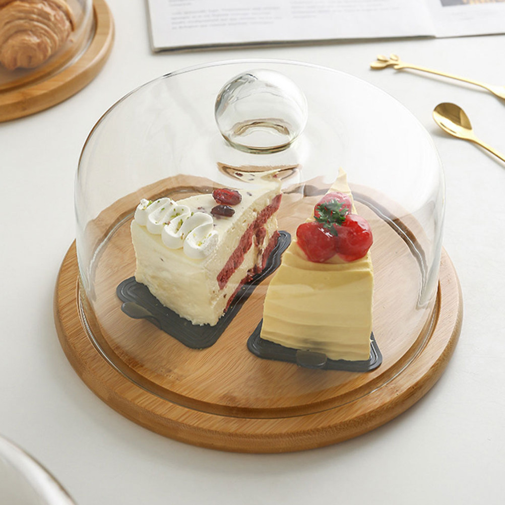 Cloche à dessert en verre tran - Plastic Dome Clear avis et prix