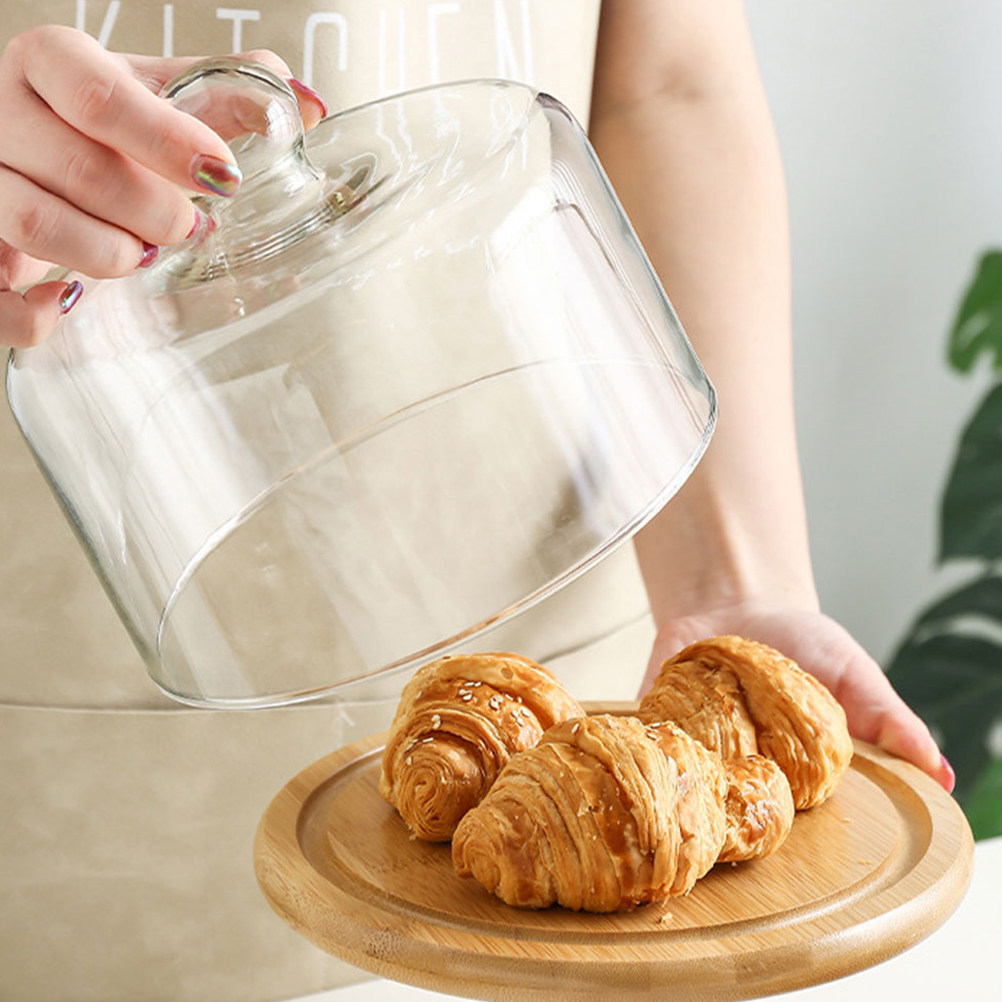 Cloche à dessert en verre tran - Plastic Dome Clear avis et prix